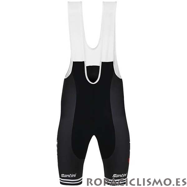 2020 Maillot Trek Factory Racing Campeon Canada Tirantes Mangas Cortas 2019 Blanco
